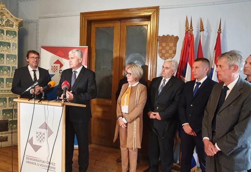 Čović se sastao s hrvatskim izaslanstvima u Vojvodini