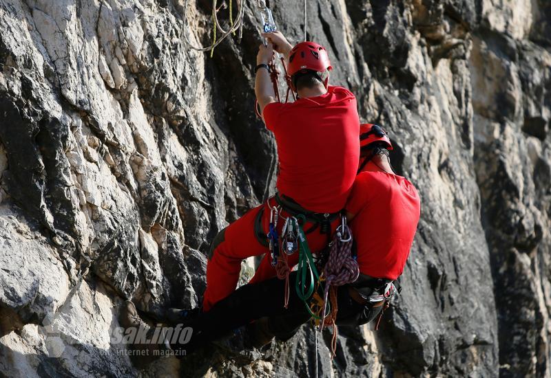 Mostar: Na stijeni u Bučićima uvježbavali spašavanje