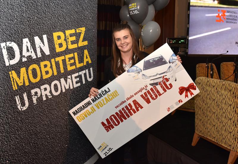 Monika Vulić, pobjednica natječaja - Mobitel je ubojica na cesti