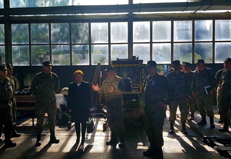 Ministrica obrane posjetila vojarnu u Čapljini - Ministrica obrane posjetila vojarnu u Čapljini