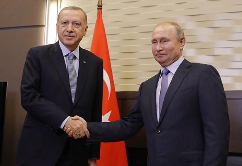 Počeo susret Erdogana i Putina u Sočiju