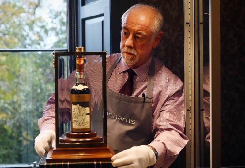 Boca škotskog viskija postigla cijenu od 1,7 milijuna eura - Boca rijetkoga škotskog viskija srušila svjetski rekord