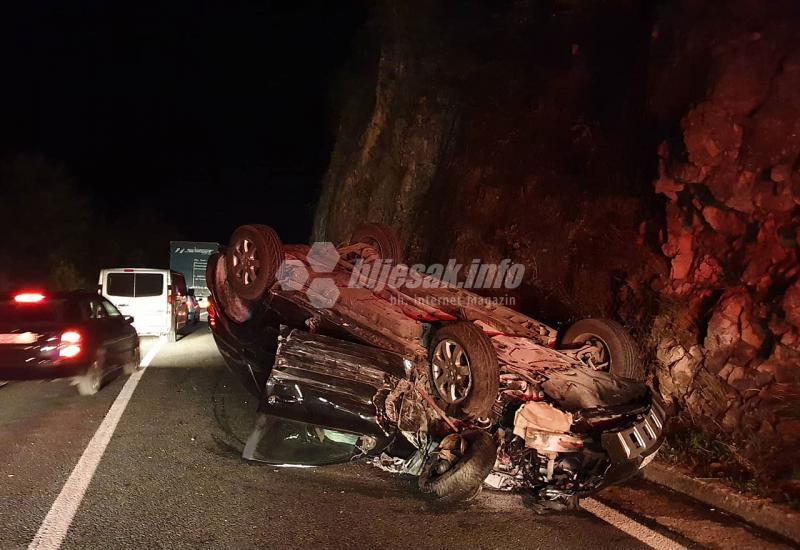 Više ozlijeđenih u teškoj prometnoj nesreći između Mostara i Jablanice
