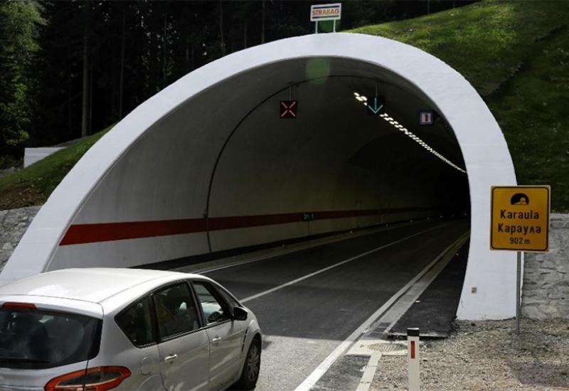 Sanacija tunela Karaula - Obustavljen promet na magistralnom putu M-18