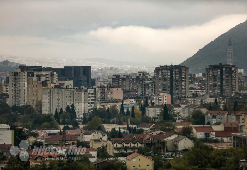 Magla nad Mostarom - FOTO | Bijela zavjesa nad Mostarom