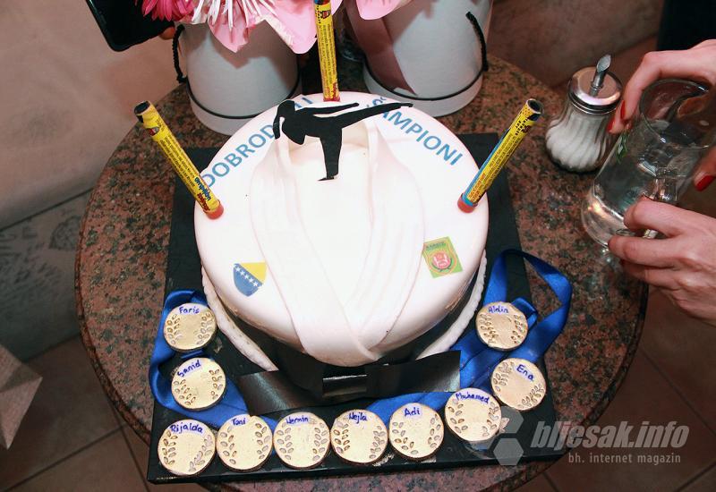 Detalj s proslave u Mostaru - Sa Svjetskog prvenstva u Mostar sa devet medalja
