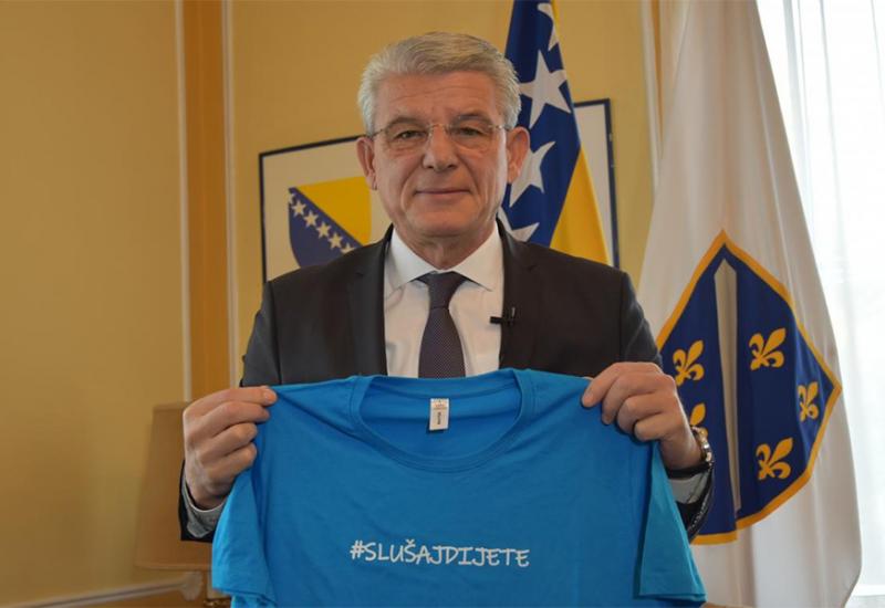 Šefik Džaferović podržao kampanju #SlušajDijete - Komšić i Džaferović potvrdili predanost BiH Konvenciji o pravima djeteta