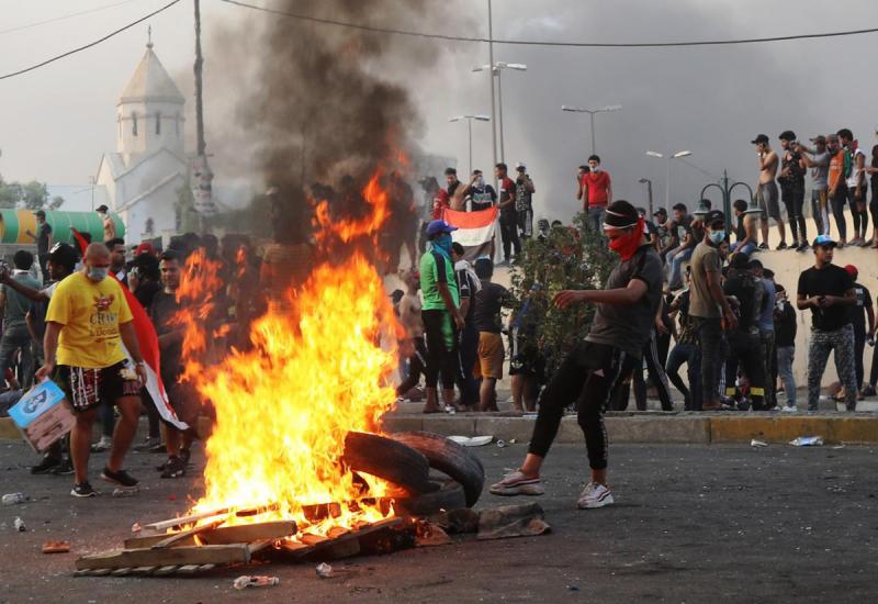 Antivladini prosvjedi u Iraku, poginulo šest osoba