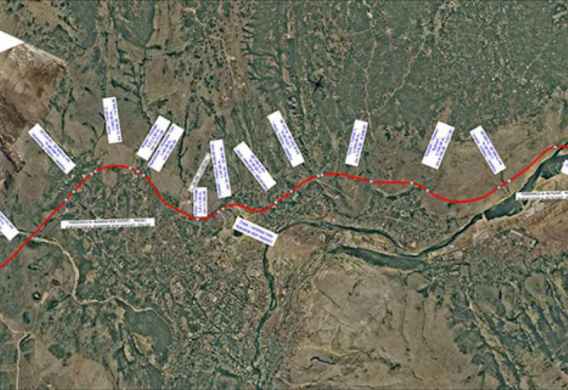 Grafički prikaz buduće brze ceste - Evo kuda bi mogla ići buduća brza cesta Mostar-Široki Brijeg-Grude-RH