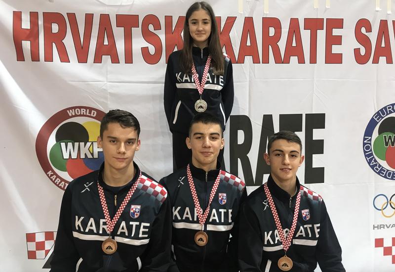 Karate klub Brotnjo osvojio četiri medalje - Karate klub Brotnjo osvojio četiri medalje na Prvenstvu Hrvatske