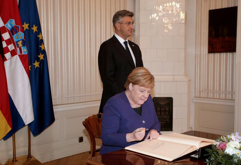 Plenković-Merkel: Poticati ćemo Albaniju i S. Makedoniju na dodatne reforme - Plenković-Merkel: Poticati ćemo Albaniju i S. Madoniju na dodatne reforme