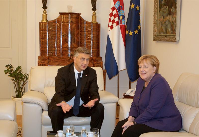 Merkel i Plenković se nadaju pomacima za Albaniju i S. Makedoniju