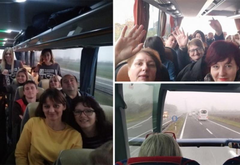 Učitelji iz svih dijelova Hrvatske autobusima krenuli za Zagreb
