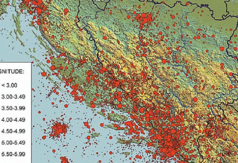 Predviđanja - Hercegovina je područje visokog rizika od potresa