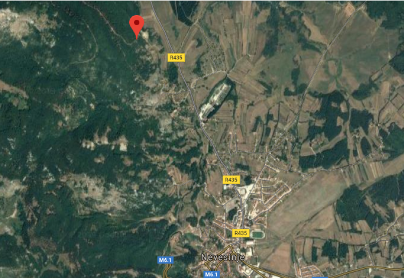 Potres u Hercegovini - epicentar kraj Nevesinja 