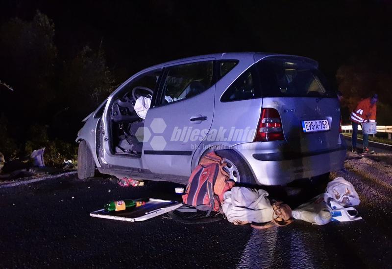Prometna nesreća između Mostara i Čapljine: Tri osobe ozlijeđene - Prometna nesreća između Mostara i Čapljine: Tri osobe ozlijeđene