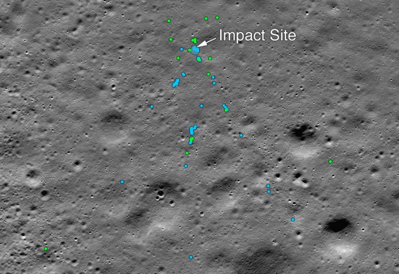 NASA locirala srušenu indijsku sondu na Mjesecu
