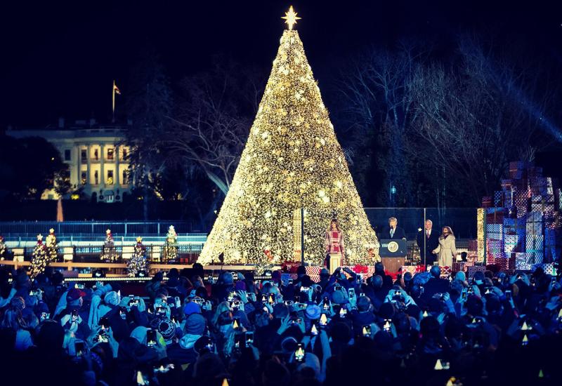  Melania Trump osvijetlila nacionalno božićno drvo u Washingtonu