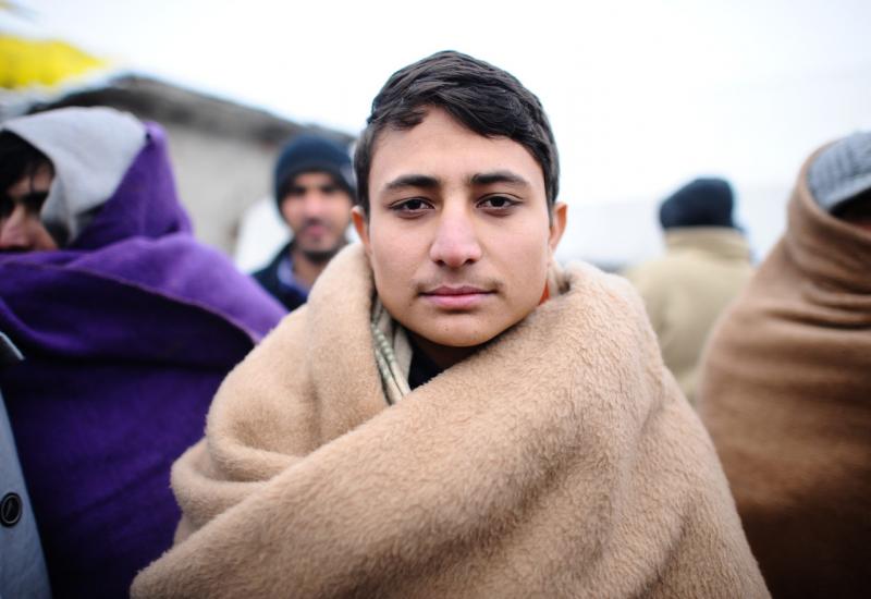 15-godišnji afganistanski dječak Pervez, jedno od mnoge djece ilegalnih migranata koji žive u kampu Vučjak - Djeca iz kampa Vučjak