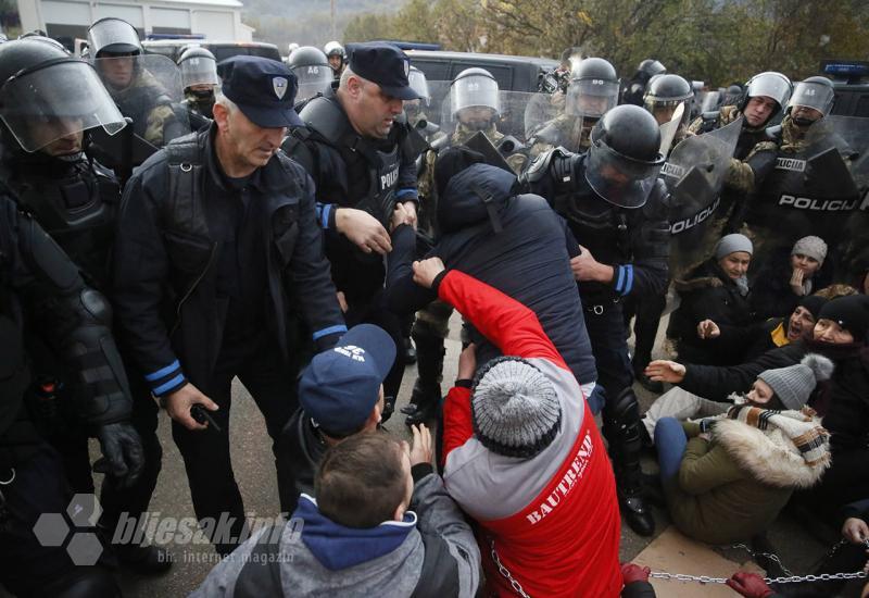 Drama u Mostaru: Smeće prolazi kroz kordon policije