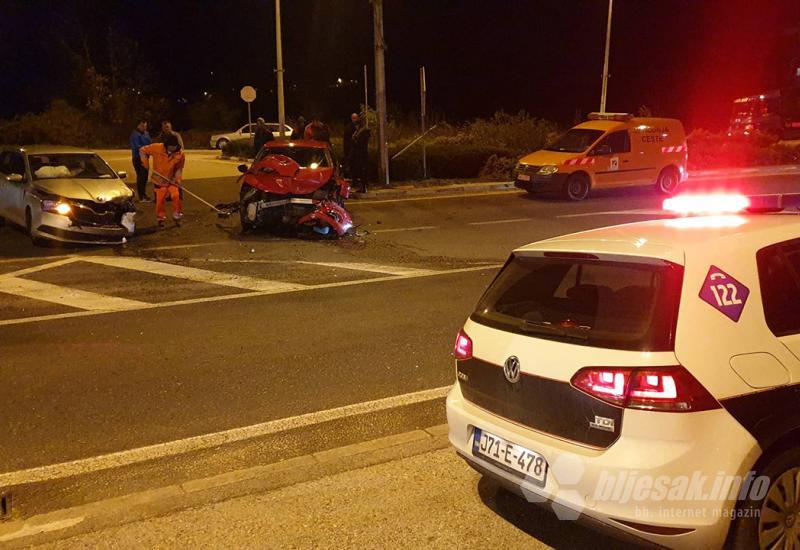 Prometna nezgoda u Mostaru - Prometna nesreća na izlazu iz Mostara