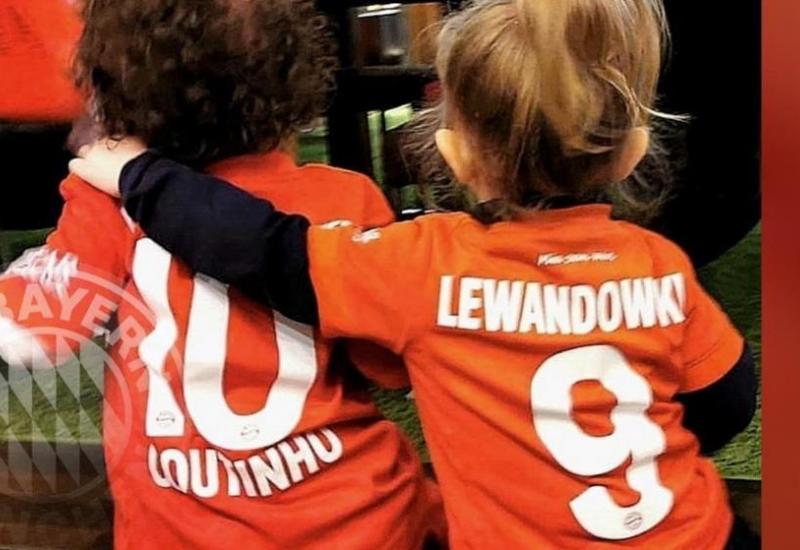Mala Klara Lewandowski grli Mariju Coutinho - Zagrljene: Ove dvije curice očito ne treba pitati čije su