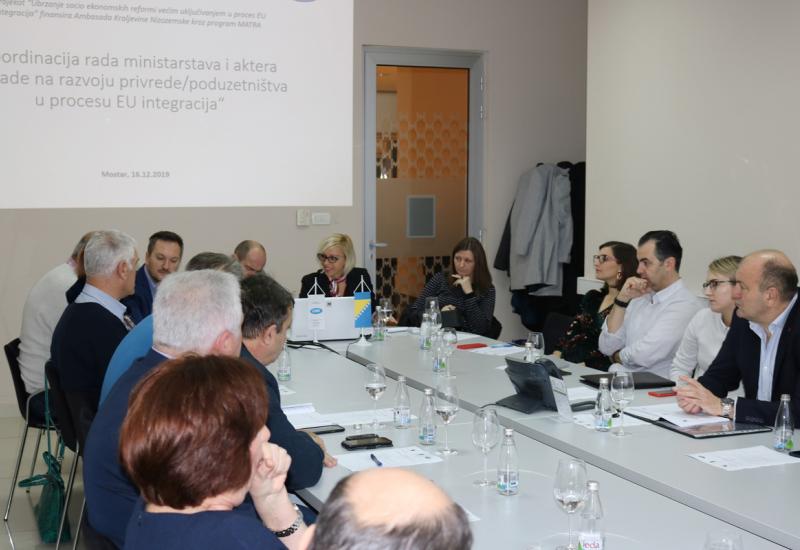 Okrugli stol na temu  - Mostar: Okrugli stol o razvoju poduzetništva u procesu EU integracija