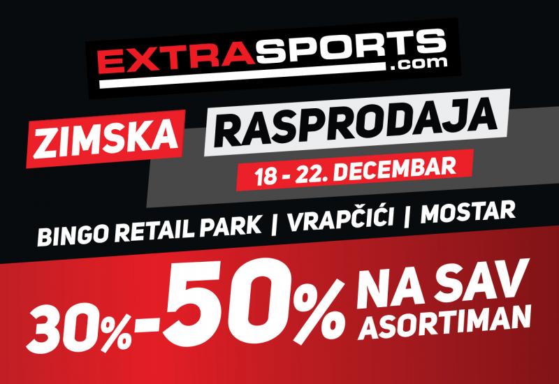 EXTRA SPORTS zimska rasprodaja u Mostaru