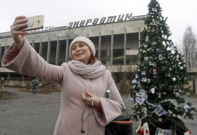 Selfie u Pripjatu - Božićno drvce u Černobilu