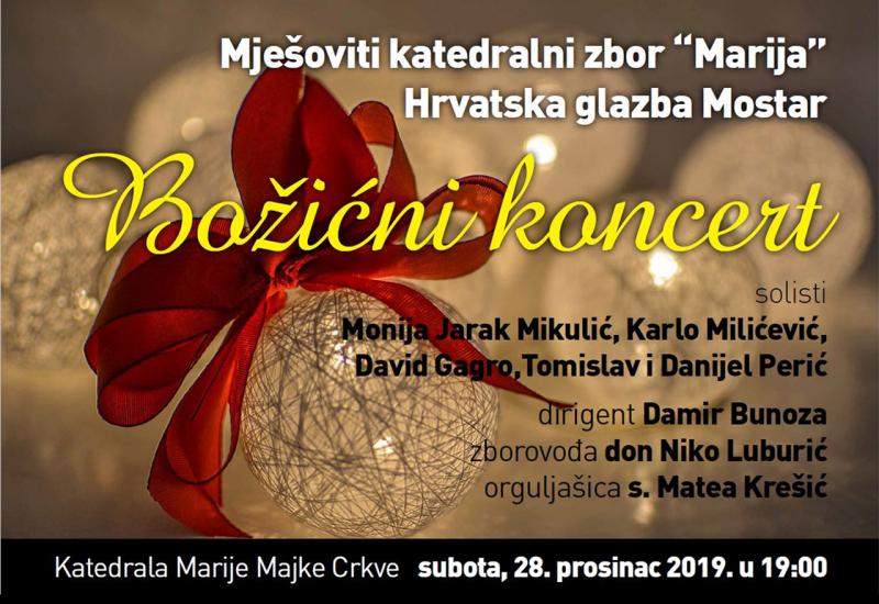Najavljujemo Božićni koncert MKZ Marija i Hrvatske glazbe Mostar