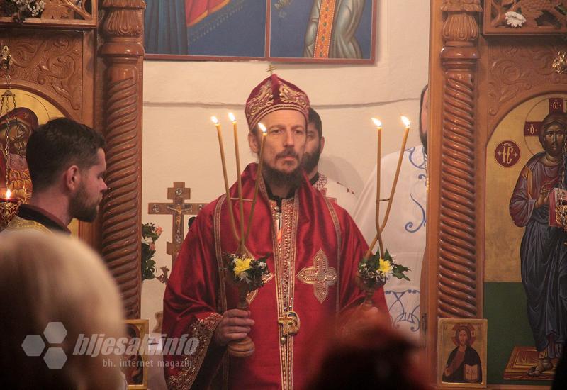 Vladika Dimitrije na božićnoj liturgiji u Mostaru