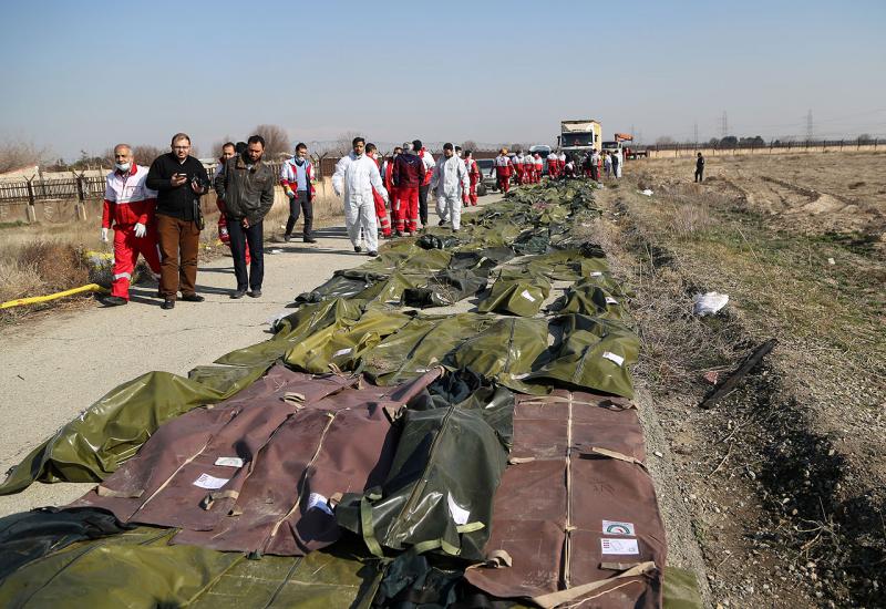 Tijela poginulih u zrakoplovnoj nesreći - Pronađene crne kutije ukrajinskog zrakoplova