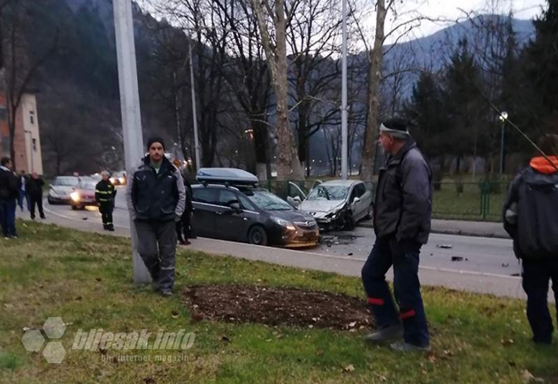 Zbog prometne nesreće potpuno obustavljen promet kroz Jablanicu