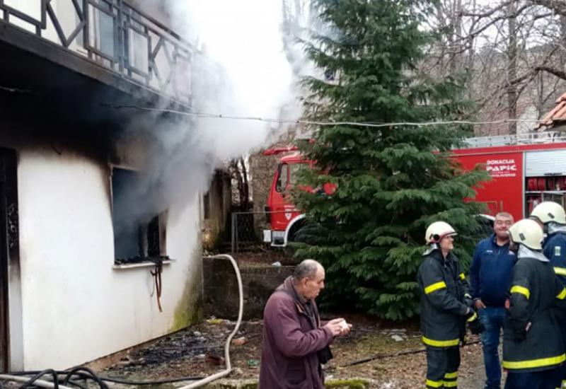 Požar na obiteljskoj kući kod Tomislavgrada - Požar na obiteljskoj kući kod Tomislavgrada