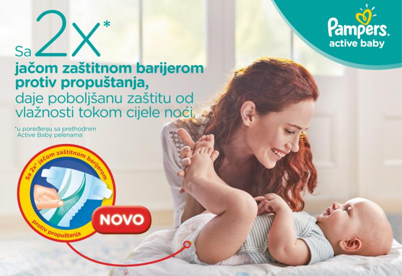 Nove Pampers Active Baby pelene za sretnu bebu