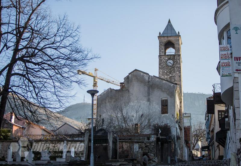 Sahat kula, Mostar  - Popravljen sat na mostarskoj Sahat kuli