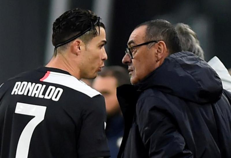 Ronaldo i Juventusov trener Sarri - Umjesto komplimenta, Sarri uputio kritiku Ronaldu
