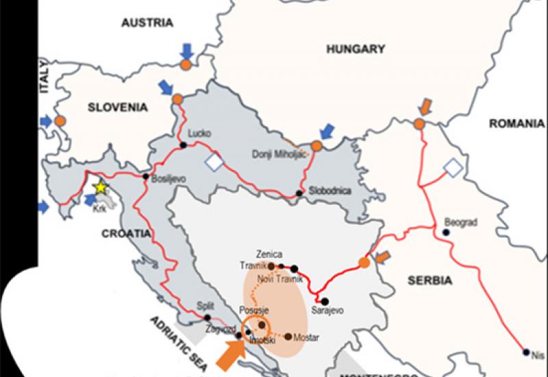 Dovršen idejni projekt povezivanja plinskih mreža Hrvatske i BiH