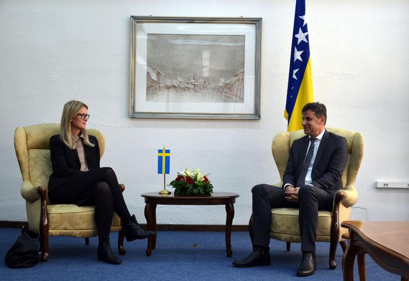 Švedska veleposlanica i Novalić o mostarskim otpadnim vodama