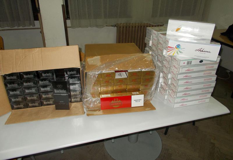 Granična policija oduzela 1.500 kutija cigareta i 3.900 eura