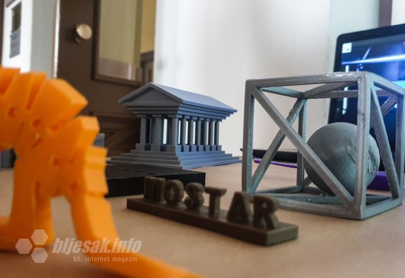 Izložba 3D modela održava se u sklopu Zimskog umjetničkog festivala - Mostarski gimnazijalac napravio 3D model svoje škole