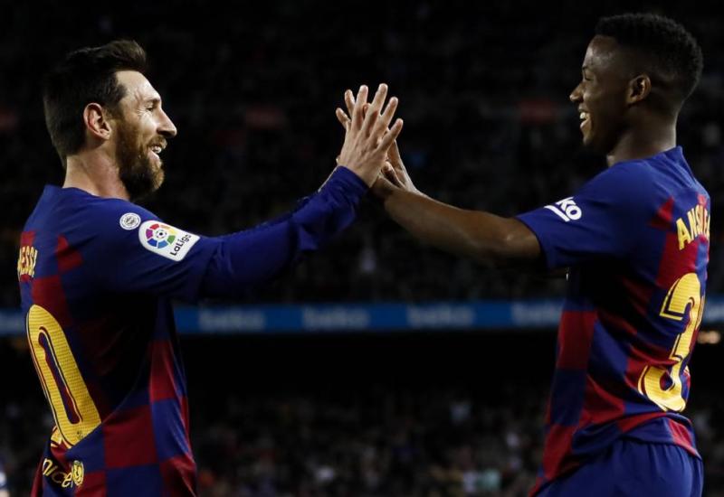 Kooperacija Leo Messi - Ansu Fati - Barca uhvatila priključak tijesnom pobjedom nad Levanteom