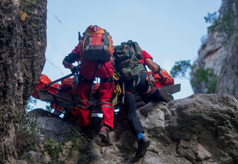 GSS opet u akciji - spašavanje ozlijeđenog planinara na Prenju