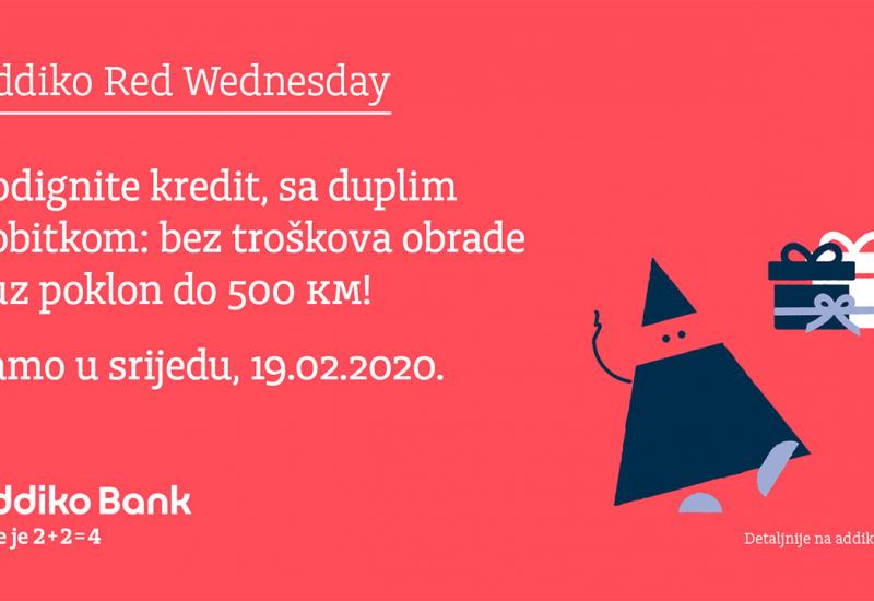 Addiko Red Wednesday – podignite kredit sa duplim dobitkom - Addiko Red Wednesday – podignite kredit sa duplim dobitkom