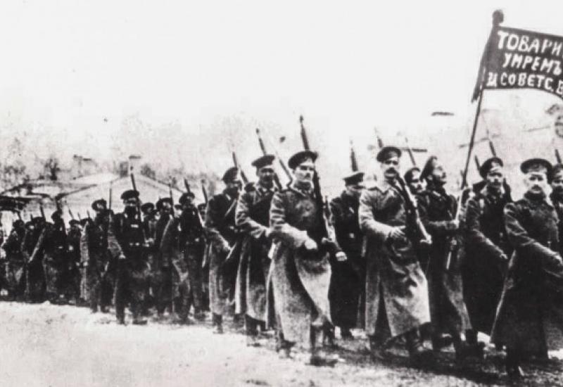 Pskovski odred Crvene garde odlazi na položaje u veljači 1918. godine. - Činjenice koje sigurno niste znali o Crvenoj (Sovjetskoj) armiji