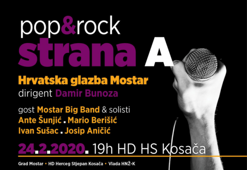 'Pop&Rock strana A' uskoro u Mostaru