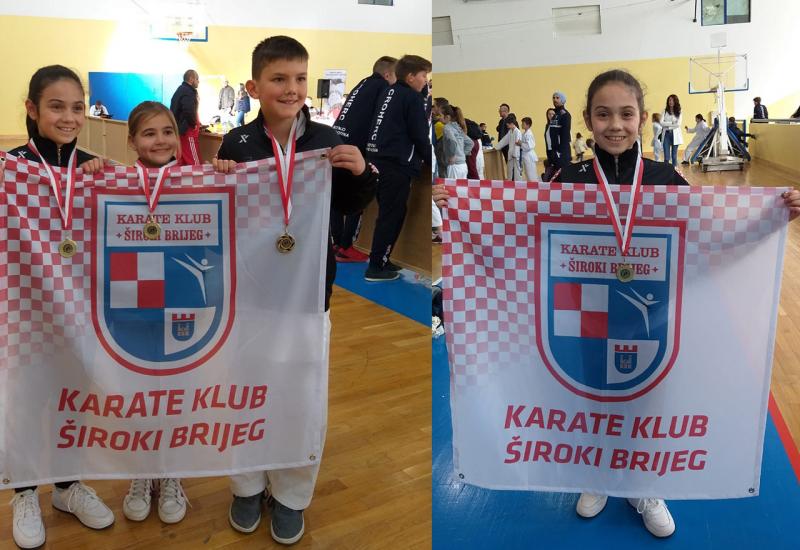 Karate klub Široki Brijeg - Pet zlata za Karate klub Široki na drugom kolu karate lige Regije Hercegovina