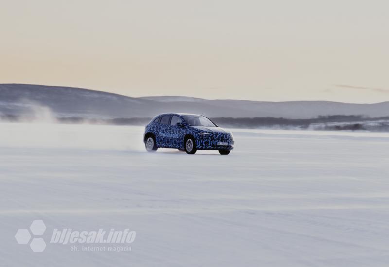 Mercedes-Benz: Kompaktna vozila postaju električna, EQA na zimskom testiranju 