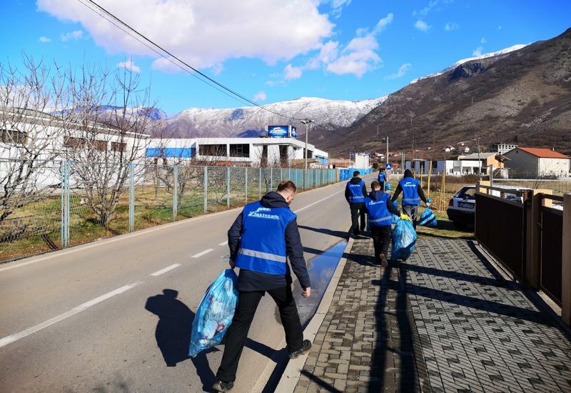 Radnici mostarske tvrtke očistili smeće od Zalika do Vrapčića - Radnici mostarske tvrtke očistili smeće od Zalika do Vrapčića