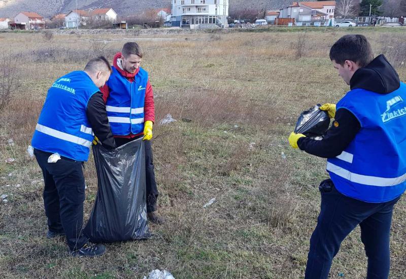 Radnici mostarske tvrtke očistili smeće od Zalika do Vrapčića